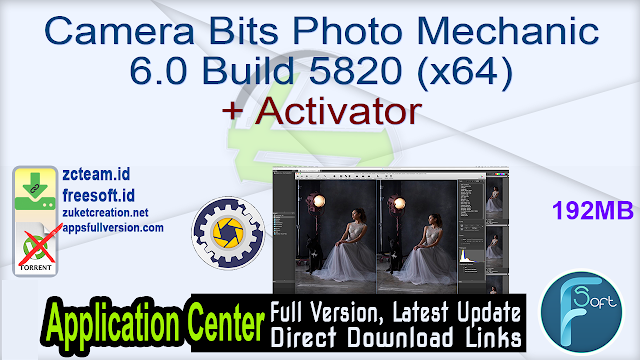 Camera Bits Photo Mechanic 6.0 Build 5820 (x64) + Activator_ ZcTeam.id