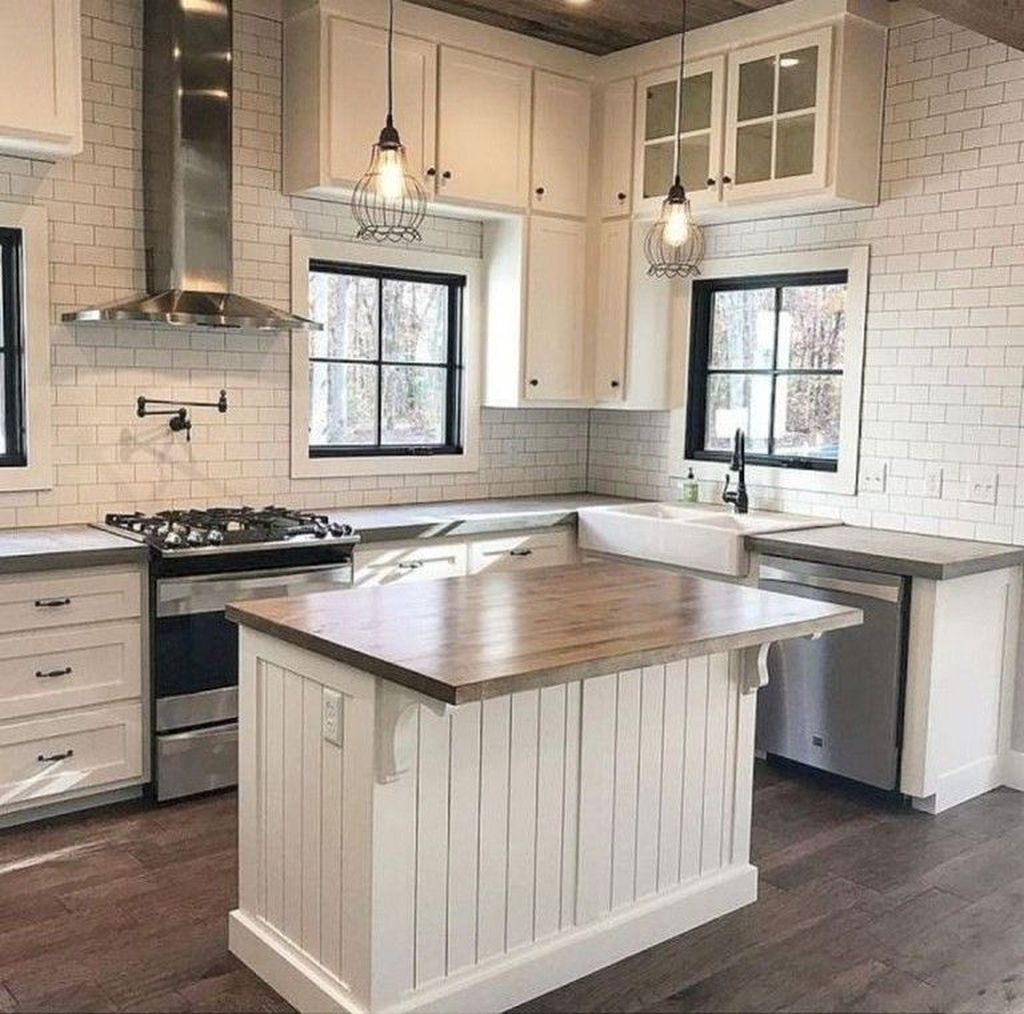35+ Beautiful Farmhouse Cabinets Ideas For Kitchen