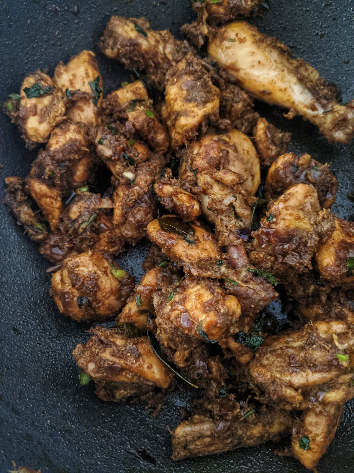 My Kitchen Antics Chettinad pepper chicken (dry)