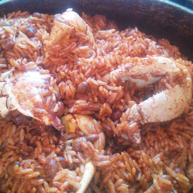 Cooking With Sugar Bahamian Crab and Rice