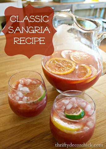 Classic fruity sangria recipe 