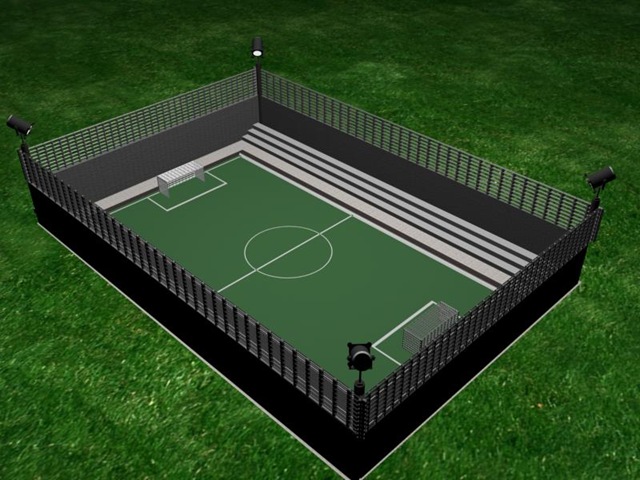 دراسة مشروع إنشاء ملعب لكرة القدم المصغرة
