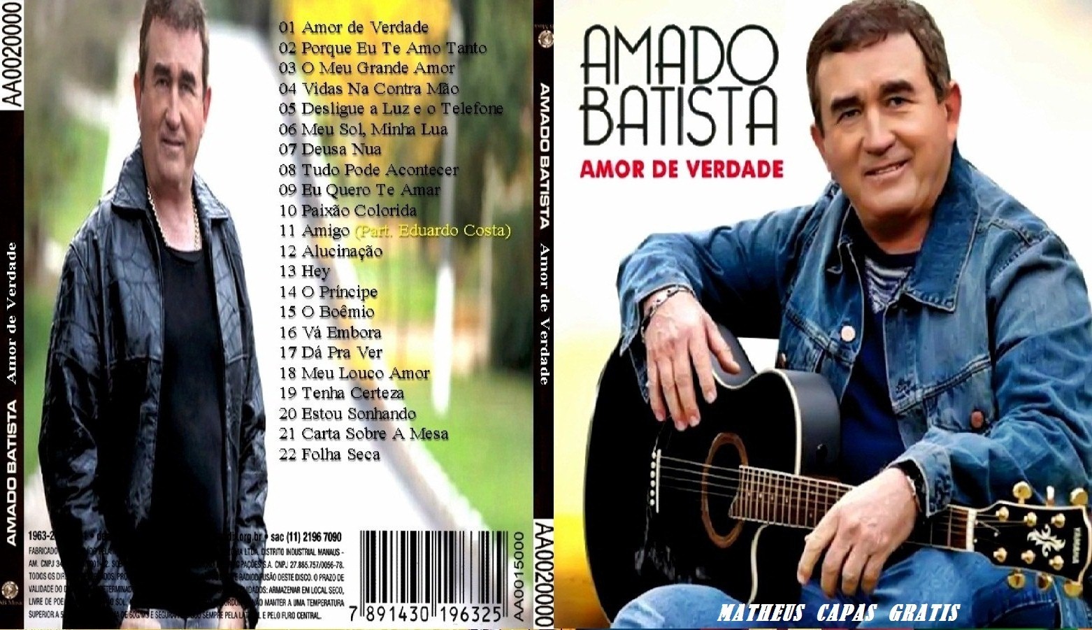 . cd amado batista amor de