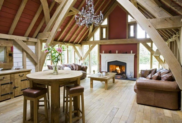 Creating traditional home using oak
