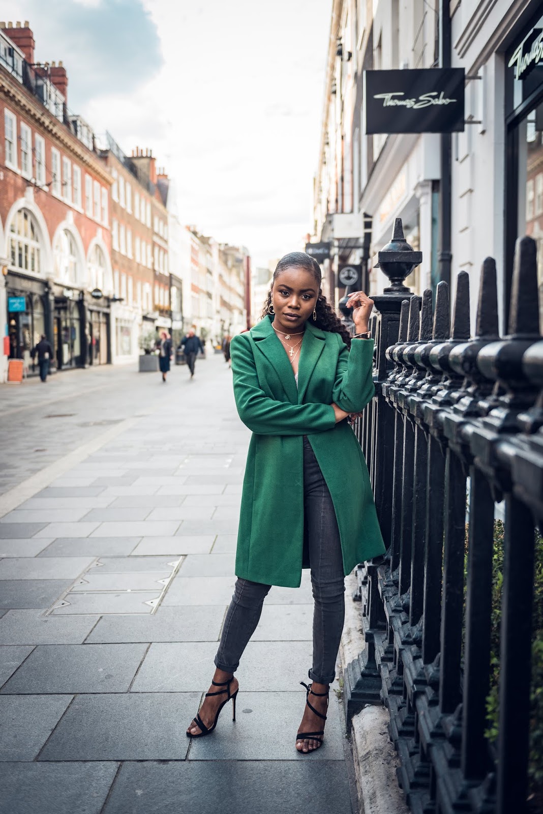 matalan green coat