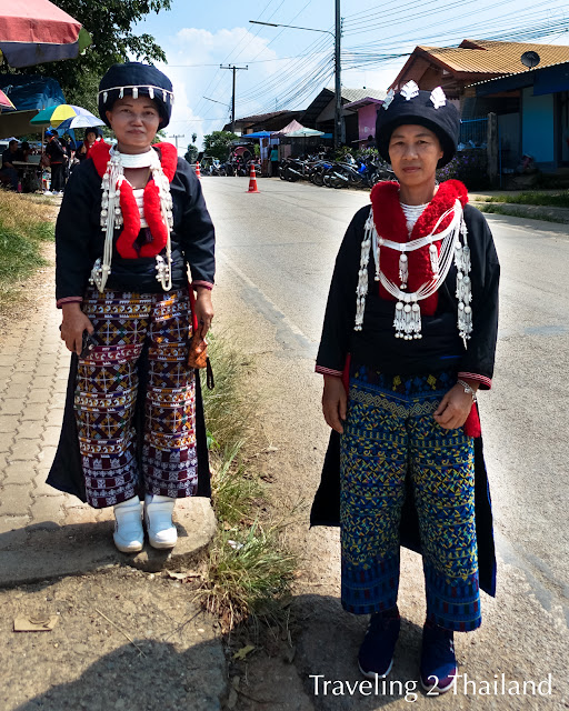 Two Hmong ladies in Pha Klang, Nan province Traveling in Thailand