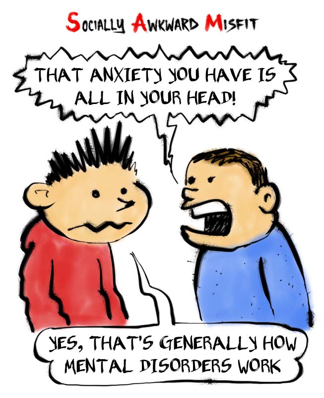 SOCIALLY AWKWARD MISFIT - LEAVE ME ALONE AS I'M READING - Comic Book