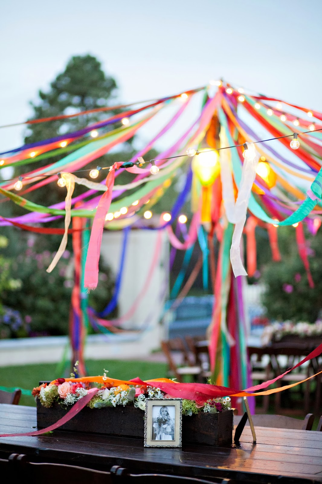 Tweetle Dee Design Co. Under A Rainbow Ribbon Canopy
