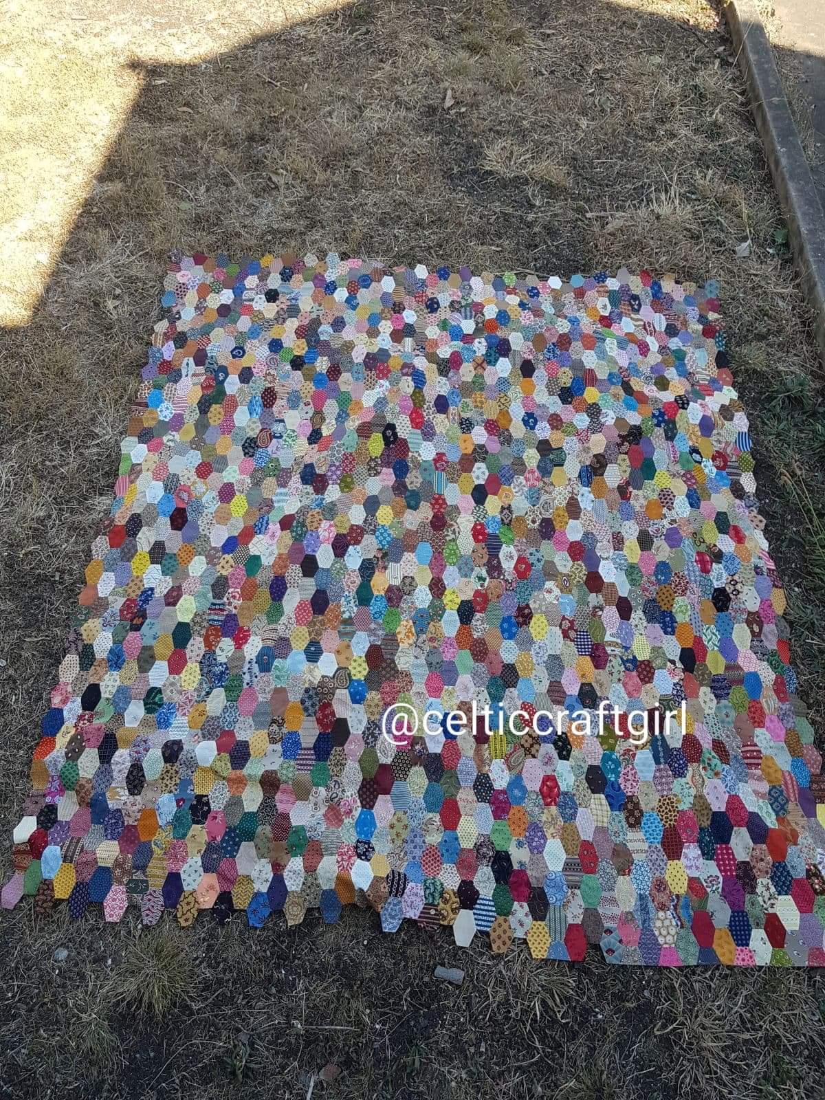 Celtic Craft Girl Coffin quilt