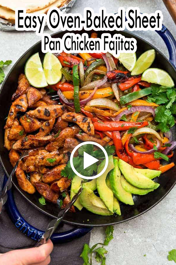 Easy OvenBaked Sheet Pan Chicken Fajitas