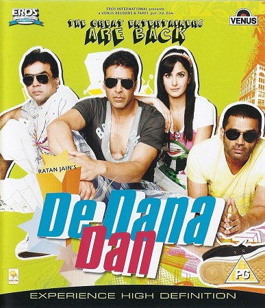 Poster Of De Dana Dan 2009 Hindi 720p BRRip ESubs Free Download Watch Online 