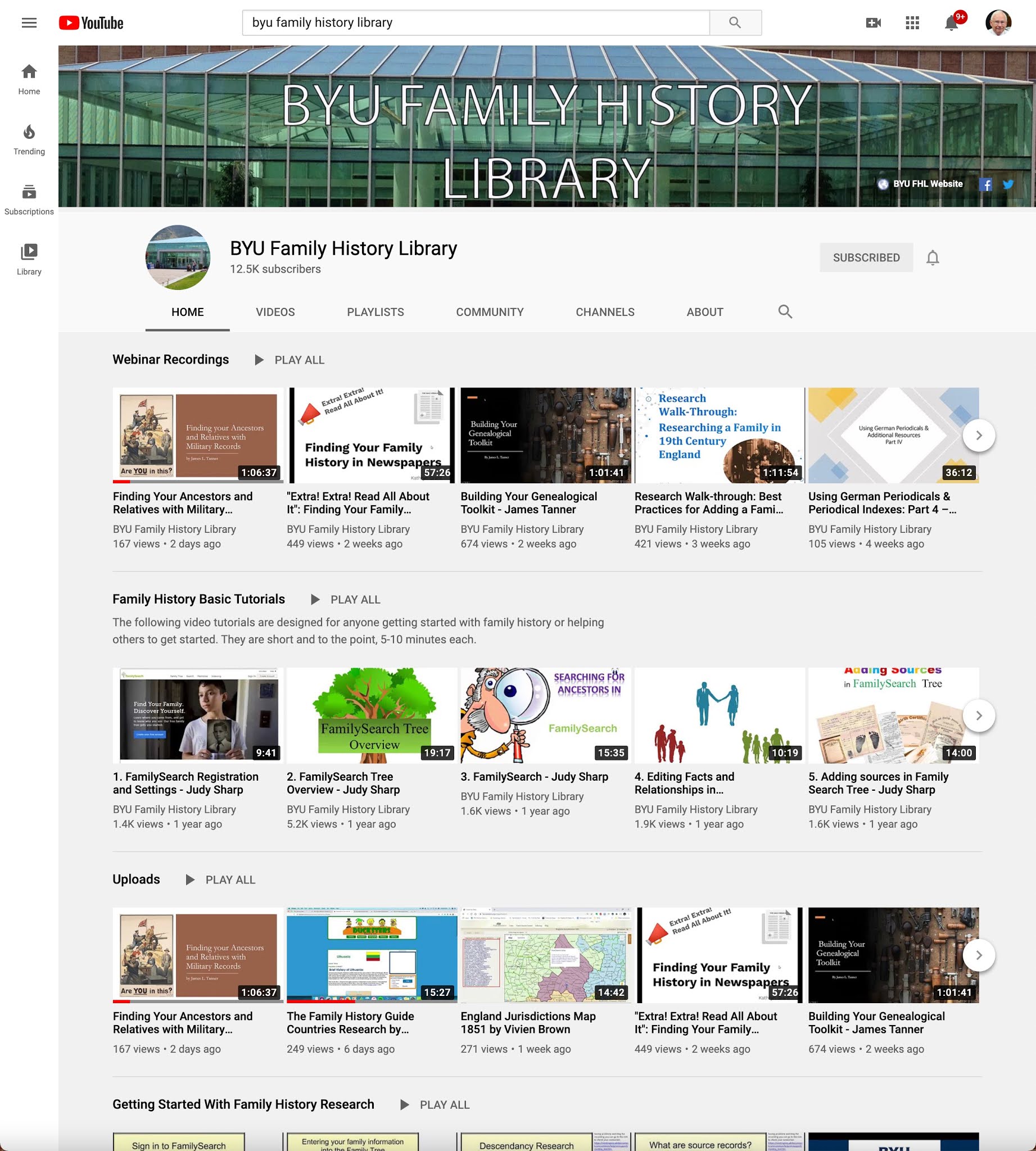 Genealogy's Star Free Virtual Family History Classes, Webinars, and