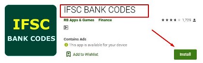 Bank ifsc code app