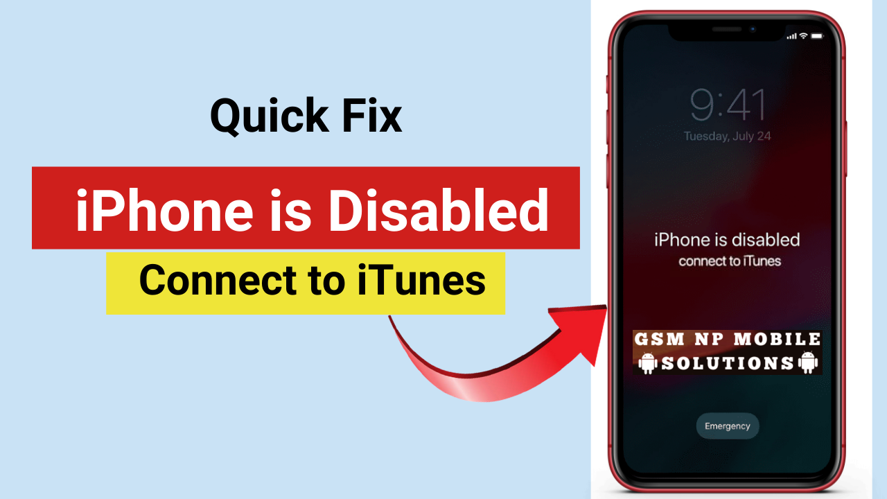 How to fix iPhone is disabled Connect to iTunes 2021 Without Data Lost