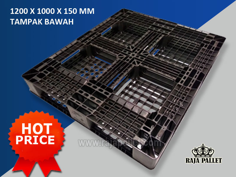 Pallet Plastik 1200x1000x150 | Spesifikasi & Harga