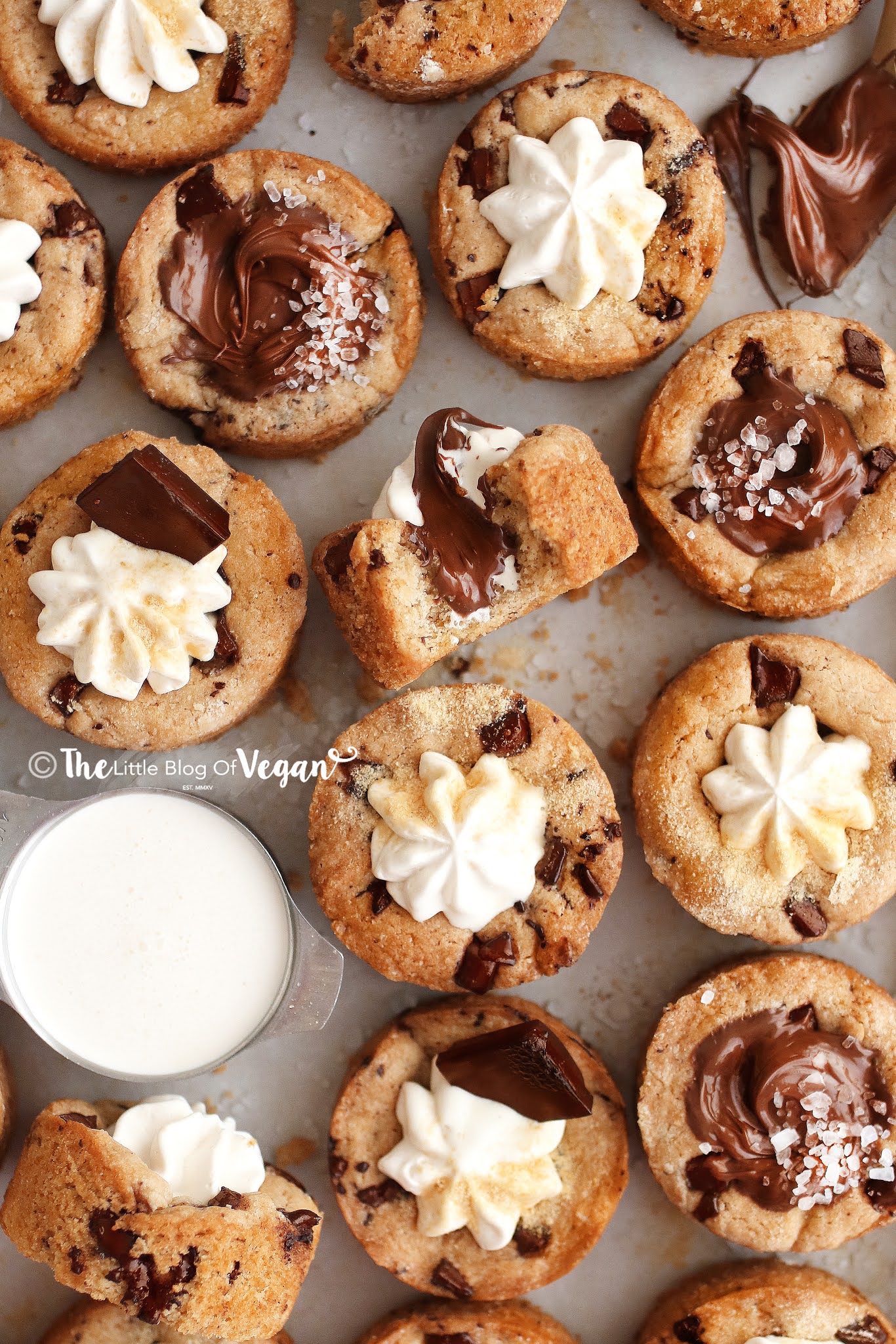 Chocolate Chip Cookie Cups recipe Ft Horlicks The Little Blog Of Vegan