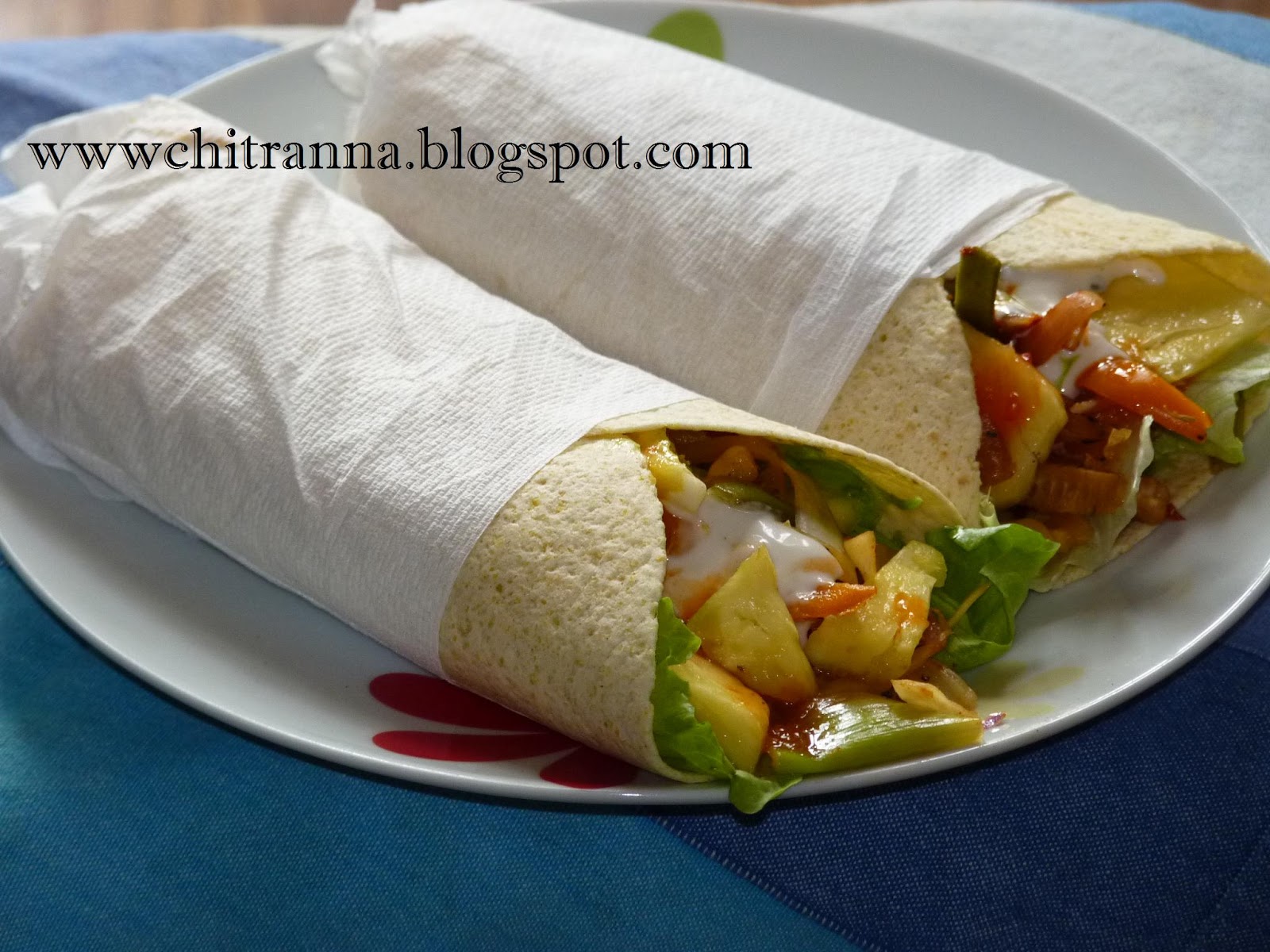 Chitranna Corn Tortilla Veggie Wrap(Roll)