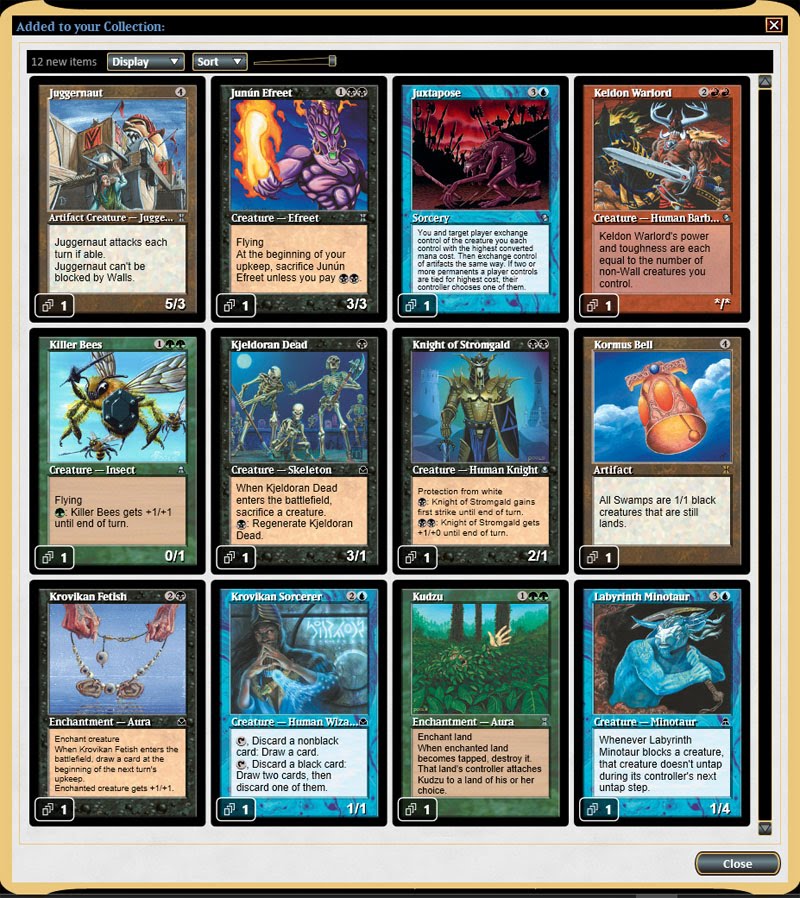 Magic the Gathering Adventures White Border MTGO as Black Border