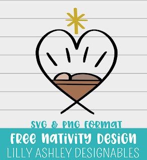 free nativity svg