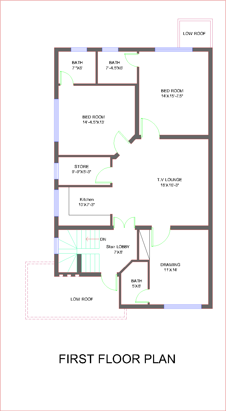 5 Marla  Home  Design Plans  In Pakistan Joy Studio Design 