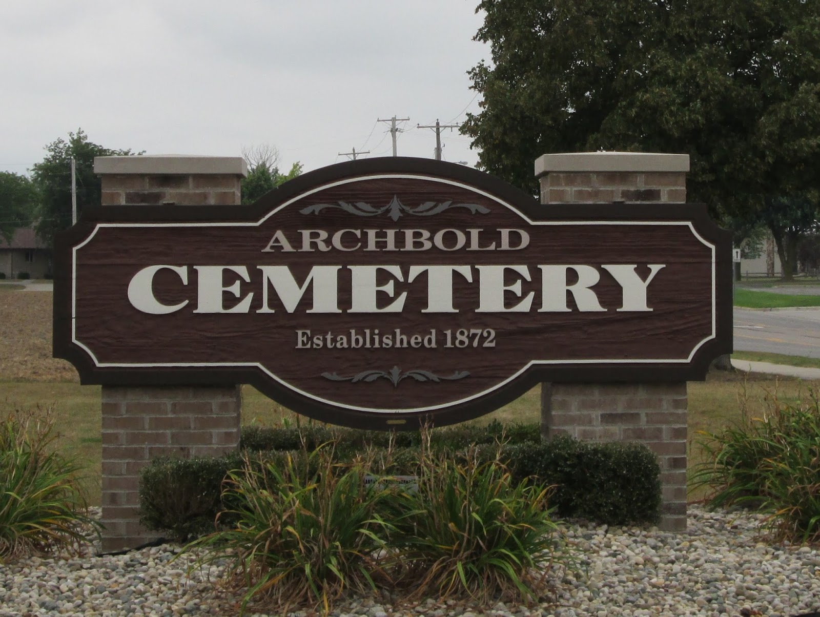 Graveyard Rabbit of Sandusky Bay Archbold Cemetery in Fulton County, Ohio