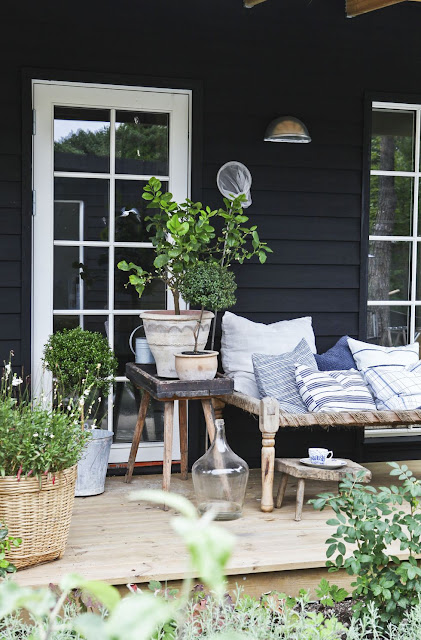 Swedish cottage with a charming rural style