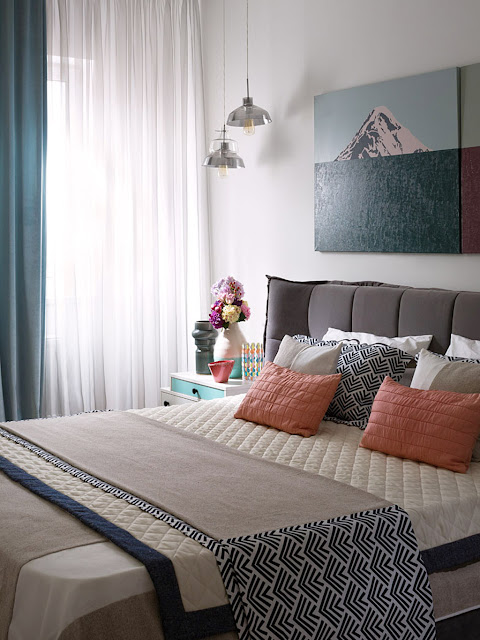 No blog Achados de Decoração: apto decorado de 80 m² com planta complicada