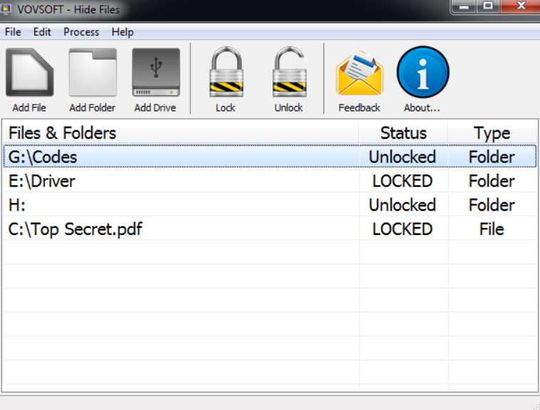 VovSoft Hide Files 5.8