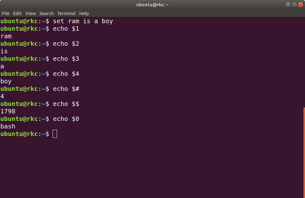 18 Unix Tutorial Shell Programming Shell Variables