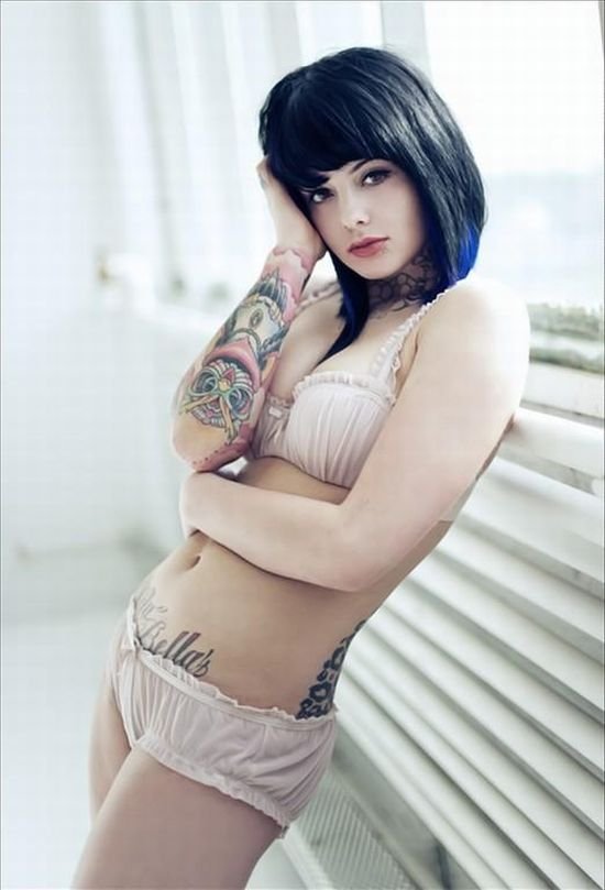 Hot tattoo sexy girl