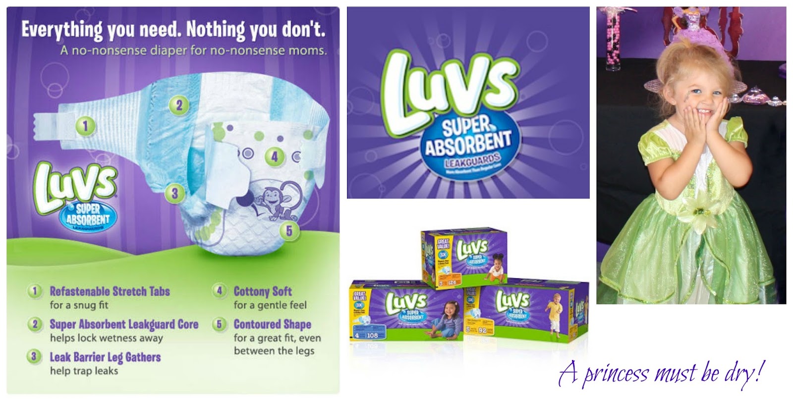 Embracing a Healthy Family Luvs® Super Absorbent Leakguard Diapers