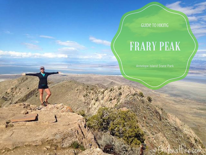 Frary Peak Antelope Island State Park Girl On A Hike