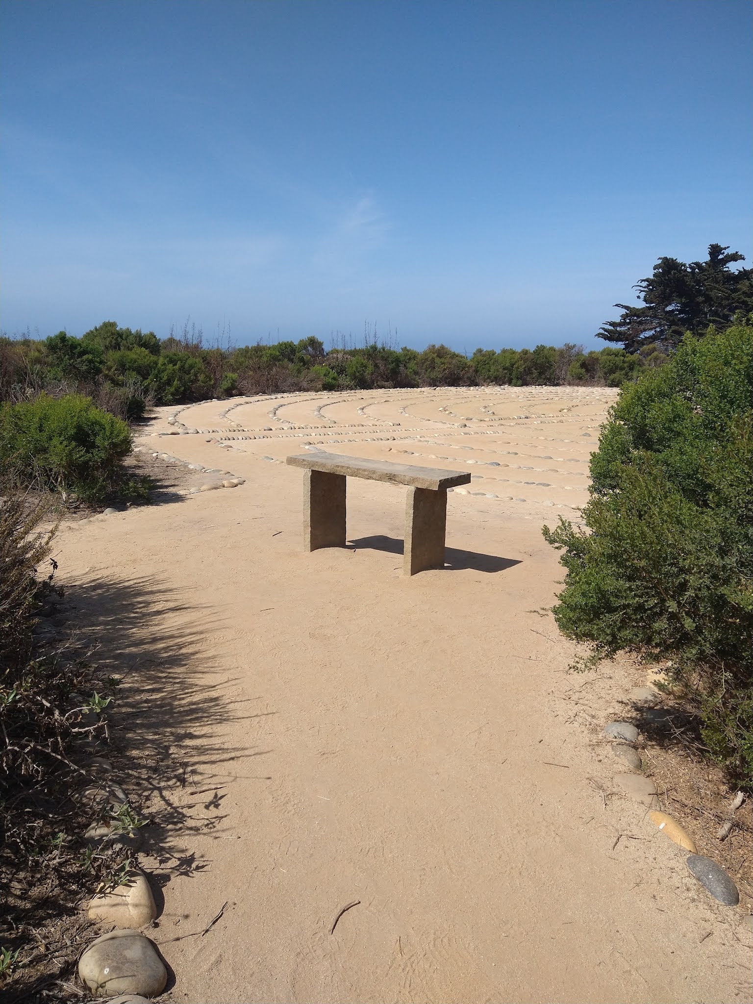 Little Patch of Earth UCSB Labyrinth Trail