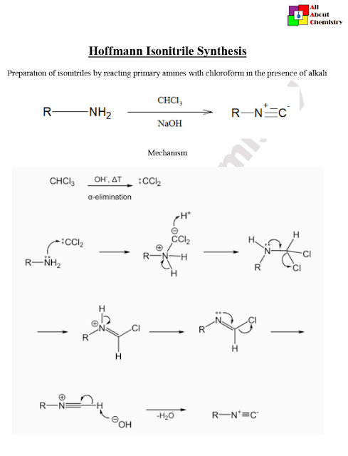 Hoffmann Isonitrile Synthesis