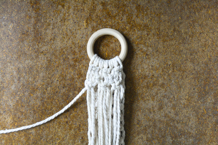 macramé yoga mat starp