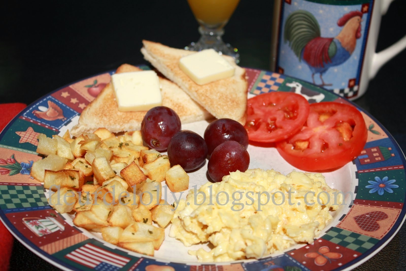 Fleur de Lolly Scrambled Eggs with Smoked Gouda