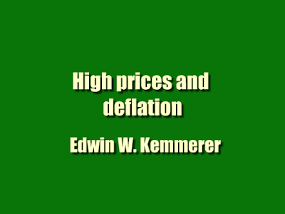 High prices and deflation