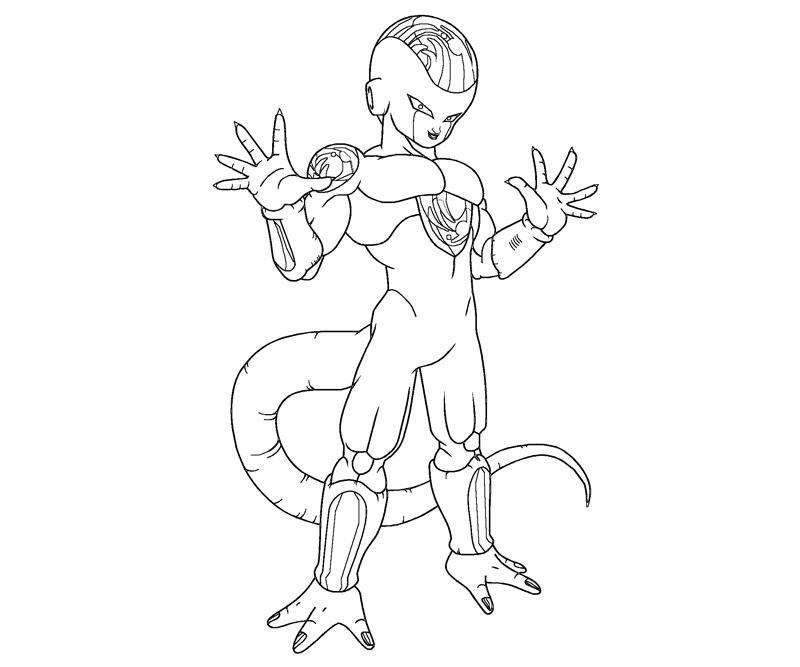 dbz coloring pages frieza - photo #15