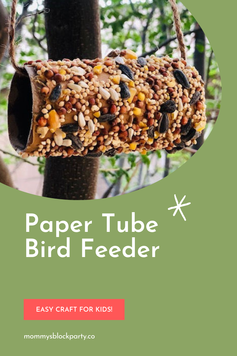 Paper Tube Bird Feeders An Easy Craft for Kids! Mommy's Block Party