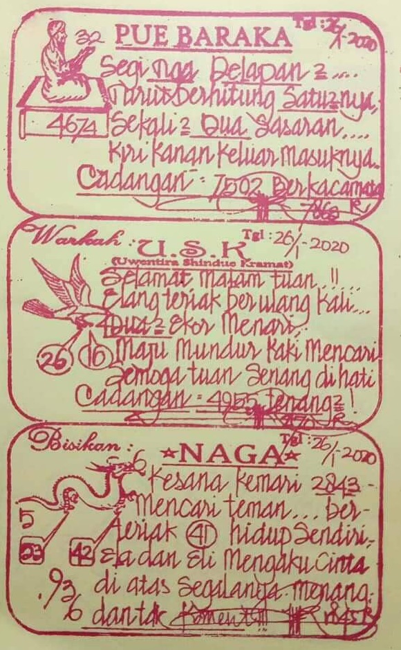 Prediksi Syair Sgp 26 Januari 2020 Keluaran Togel Sgp Pangkalantoto