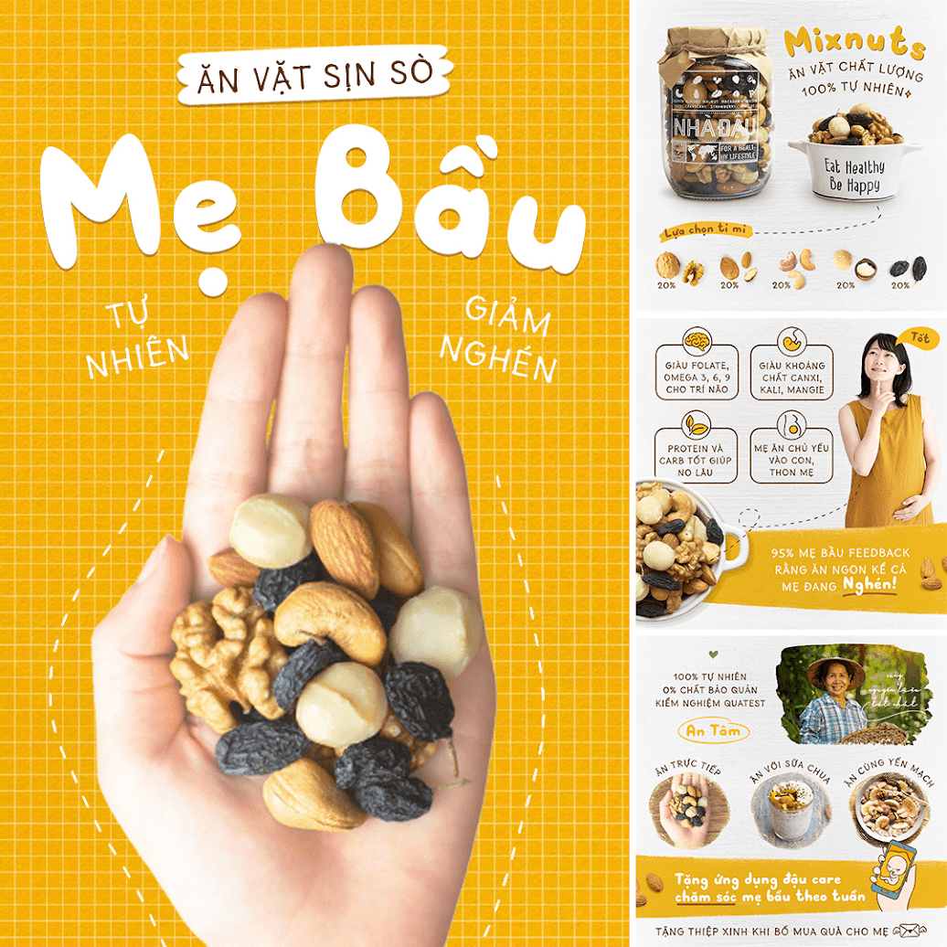 [A36] Quà tặng dinh dưỡng tuyệt vời từ Nhà Đậu cho Mẹ Bầu