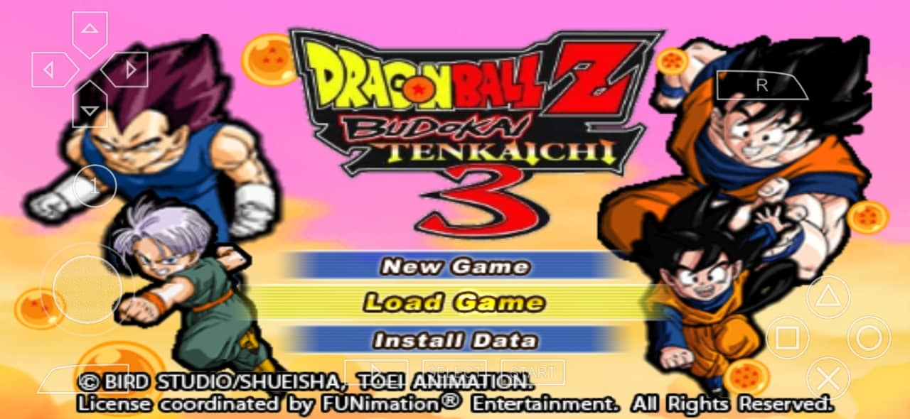 New Dragon Ball Z Budokai Tenkaichi 3 PSP MOD Download
