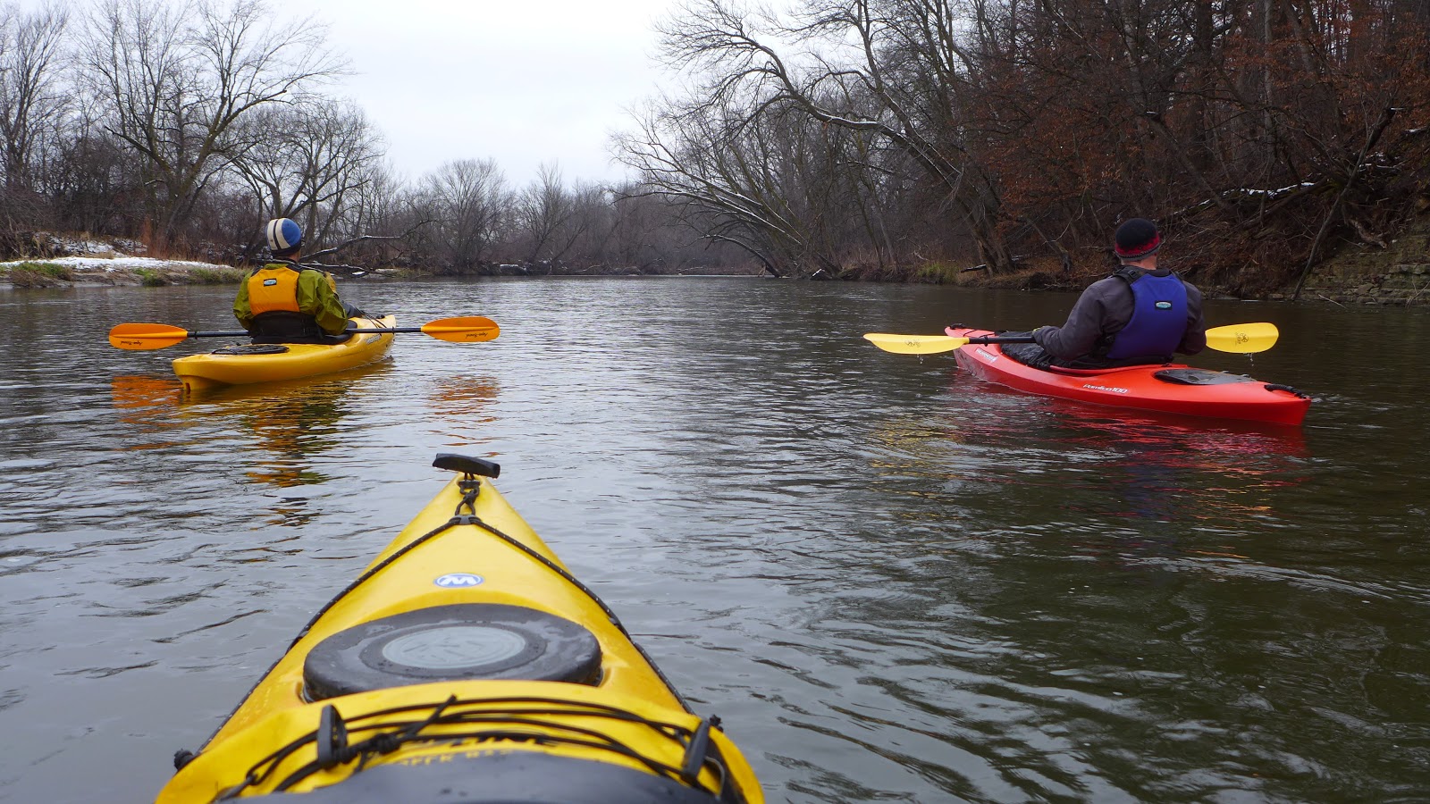 " FULL ON " Winter Kayaking