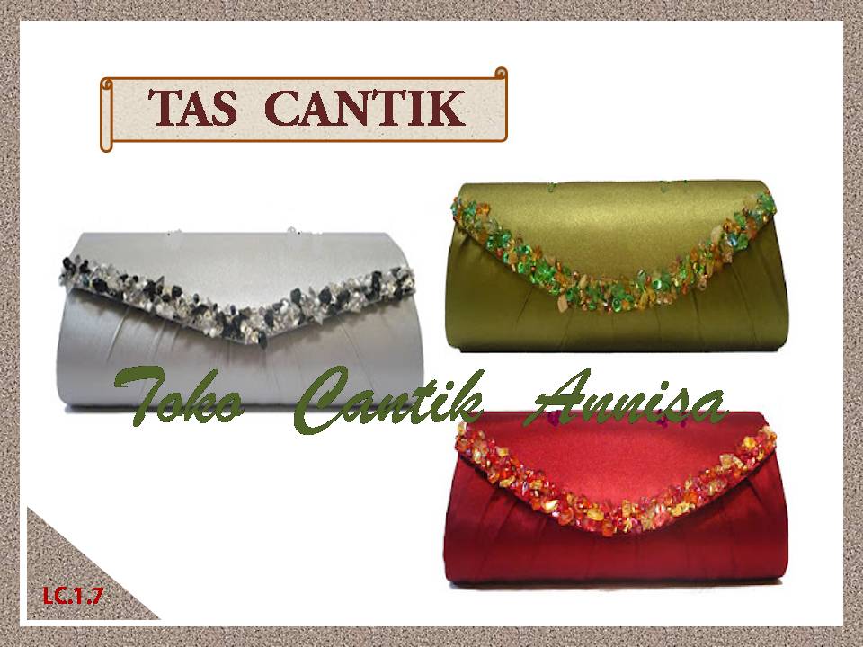 TOKO CANTIK ANNISA: Tas Pesta Batu Payet LC.1.7