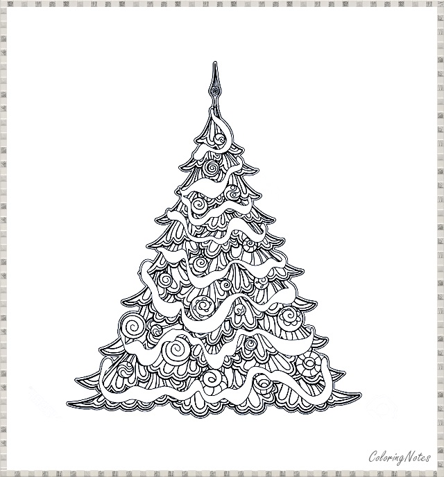 Free & easy to print christmas tree coloring pages 16 Easy Christmas Tree Coloring Pages Free Printable for Kids