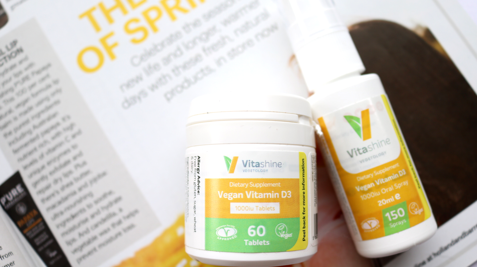Vitashine Vegan Vitamin D3 Tablets & Oral Spray