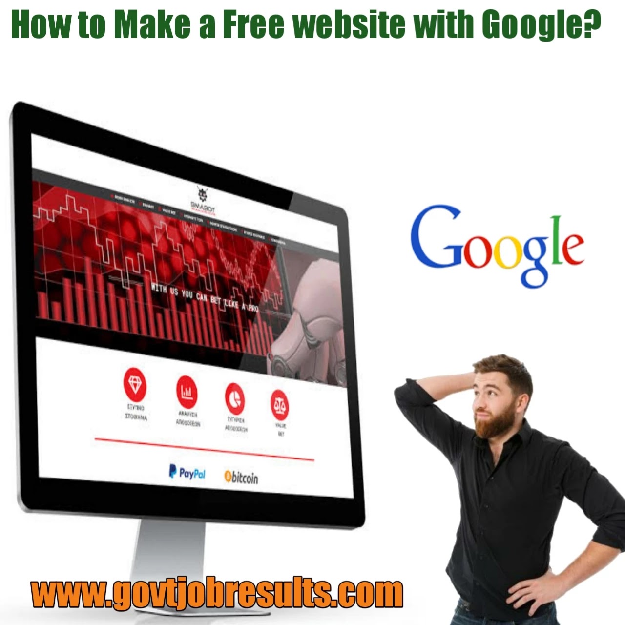 How to make a free website on Google