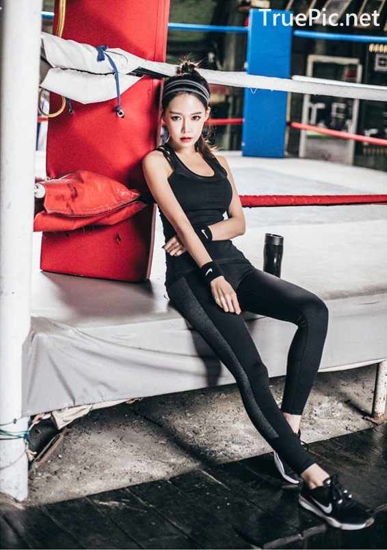 Image Korean Fashion Model - Yoon Ae Ji - Fitness Set Collection - TruePic.net - Picture-17