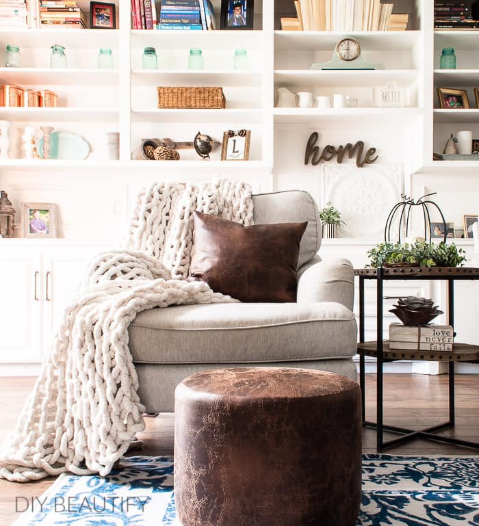 How to Upholster an Ottoman in Faux Leather DIY Beautify Creating