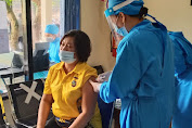 Polres Badung Melaksanakan Program Vaksinasi Covid -19